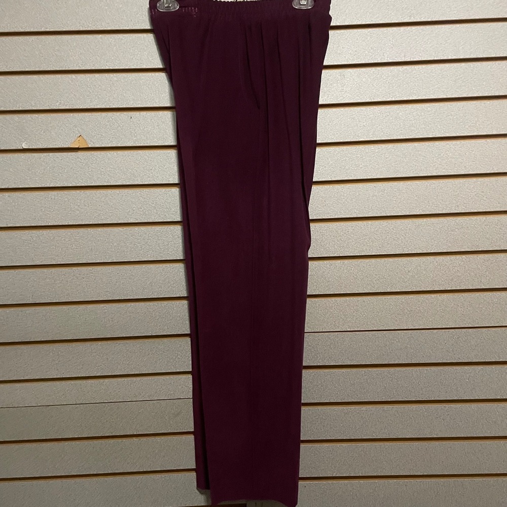 Saint Germain Paris Women's Small Purple Elastic Waist Pants‎ Pockets